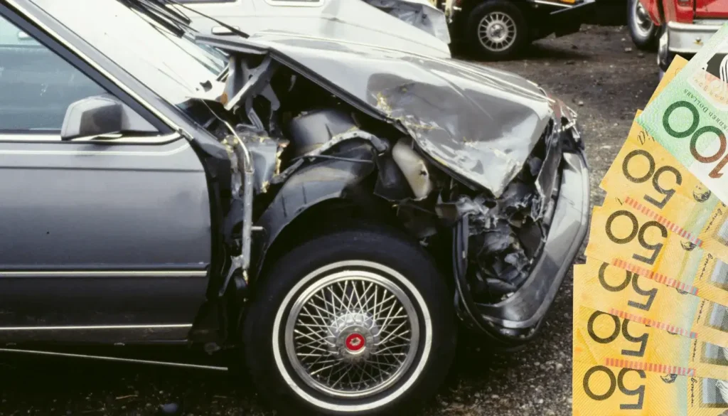 Accidental Car in Brisbane Scrap Yard